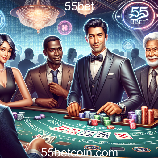Experiência Imersiva na Categoria 'Ao Vivo' do 55bet